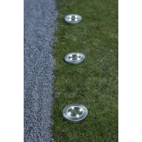 Gräsmattebelysning 'Lawnlight' Solcell 3-p