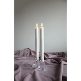 LED Antikljus 2-pack Flamme Rustic Vit 25 cm