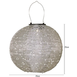 Dekorationsbelysning Solcell 'Festa' Beige
