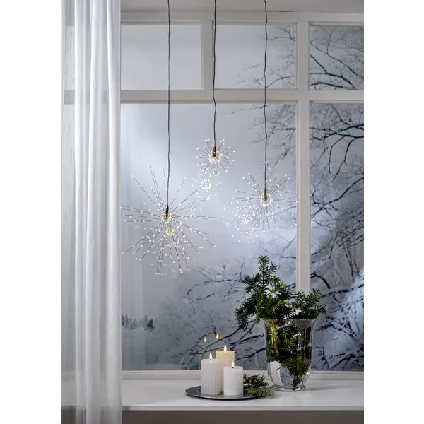 Hängande dekoration Fireworkr Svart 120L