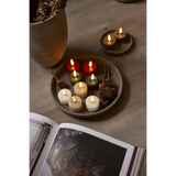 LED Värmeljus 2-pack Flamme Flow Vit 4x5 cm
