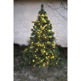 Julgransslinga Serie LED Svart 160L ww