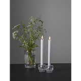 LED Antikljus 2-pack Flamme Rustic Vit 25 cm