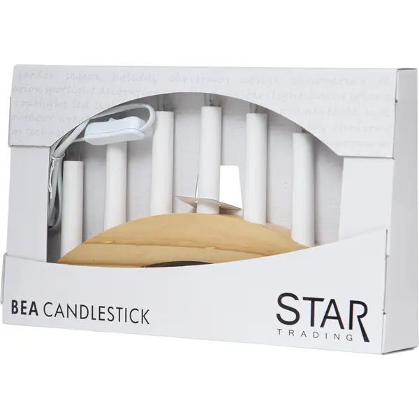 Ljusstake Bea Natur båge 7L