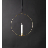 Inomhusdekoration Flamme Ring Mässing hängande 30 cm
