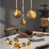 Glaskula Bliss Guld 10cm