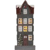 Inomhusdekoration Hus Grå 2-pack