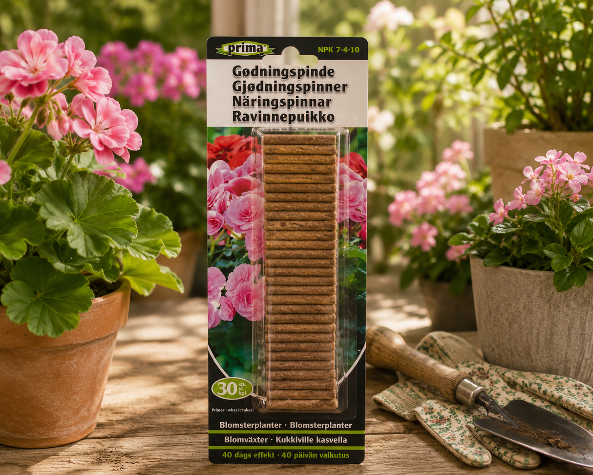 PRIMA Näringspinnar för Blommande växter 30st