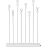 Ljusstake Ladda Vit metall 8L