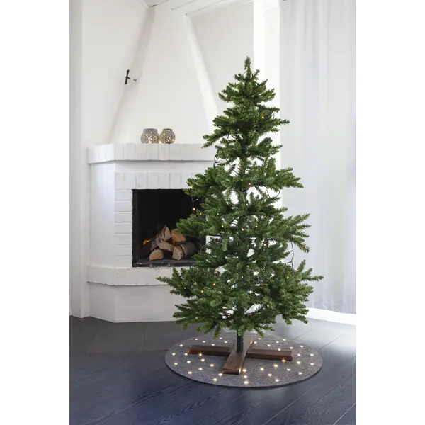 Julgransmatta 'Granne' 80cm Grå