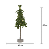 Dekorationsträd Lummer Grön 45 cm 10 L ww BO
