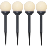 Gångbelysning Solcell 'Globus' 4-pack