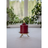 LED Blockljus Flamme Top Röd 7,5x12 cm