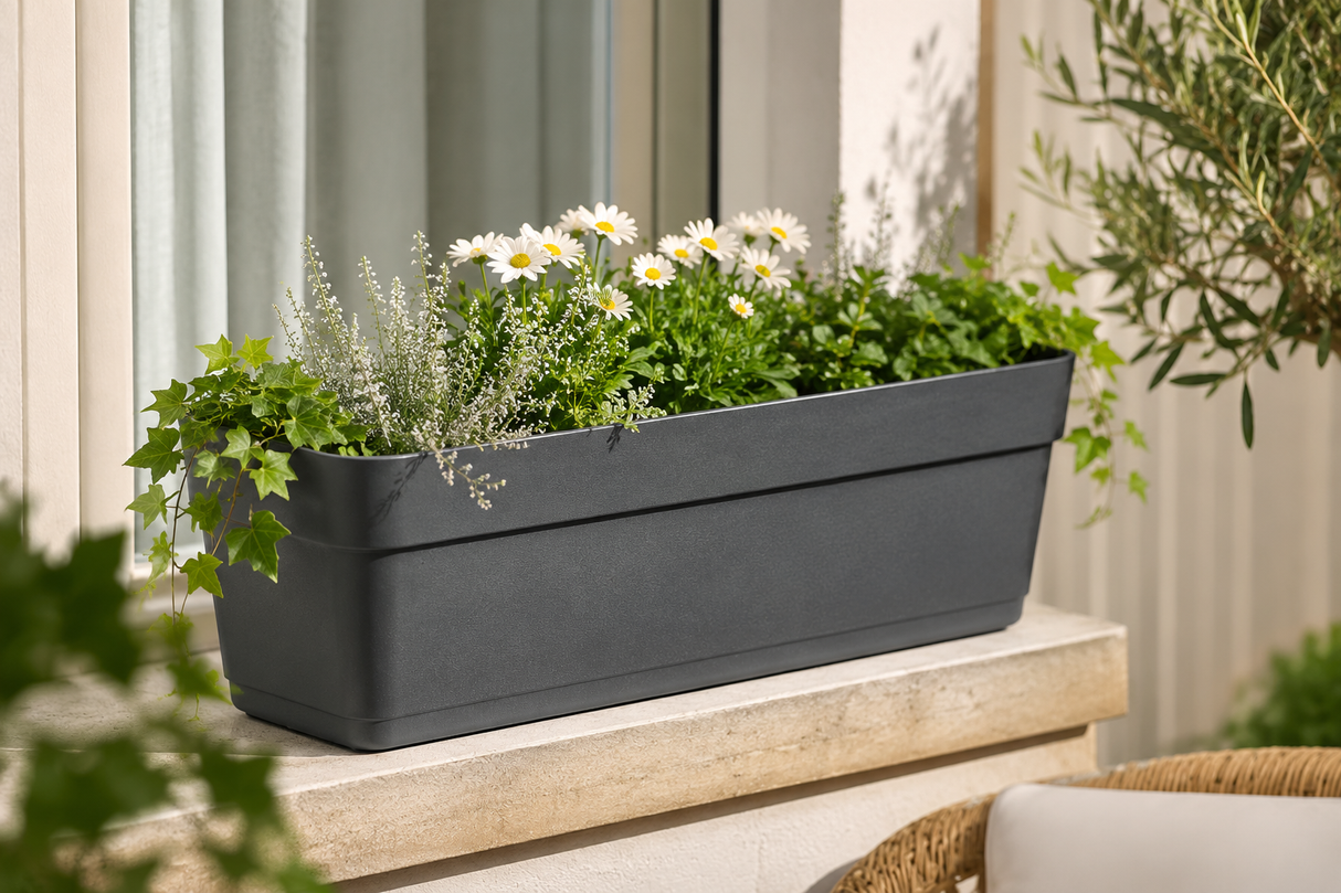 Kruka Blossom D50cm ASH