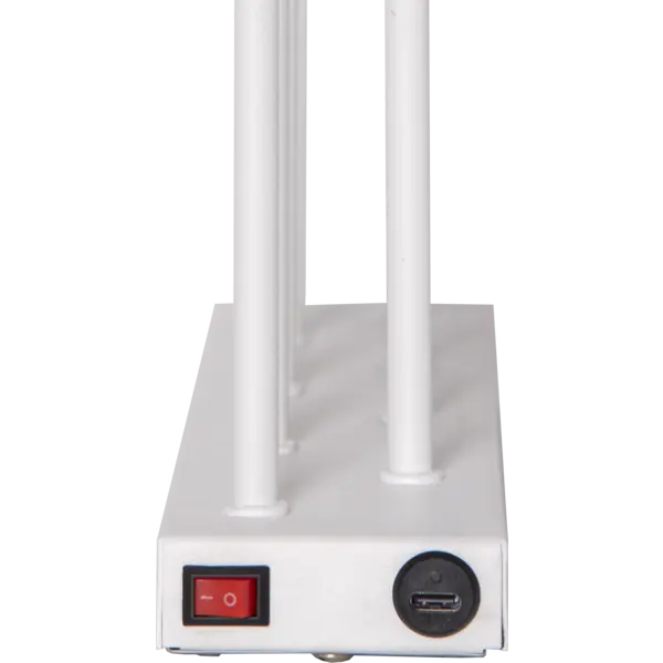 Ljusstake Ladda Vit metall 8L