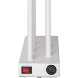 Ljusstake Ladda Vit metall 8L