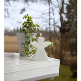LED Gravljus Flamme Angel Vit 13,5x18 cm