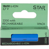 Laddbart batteri 18650 3,7V 2200mAh Li-ion