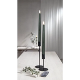 LED Antikljus 2-pack Flamme Slim Grön 28,5 cm