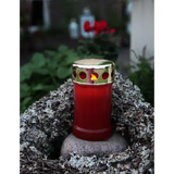 Gravljus 'Serene' LED, Röd H13,5cm