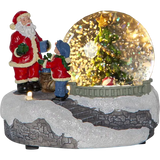 Inomhusdekoration Winterville Multi snöglob tomte