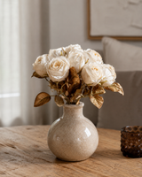 Rosa Dried Bundle creme x10 27 cm
