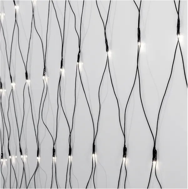 Ljusnät LED 'Crispy Ice White' 3m