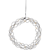 Krans Curly Svart metall 30L