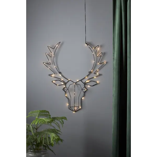 Inomhusdekoration Cupid Svart renhuvud