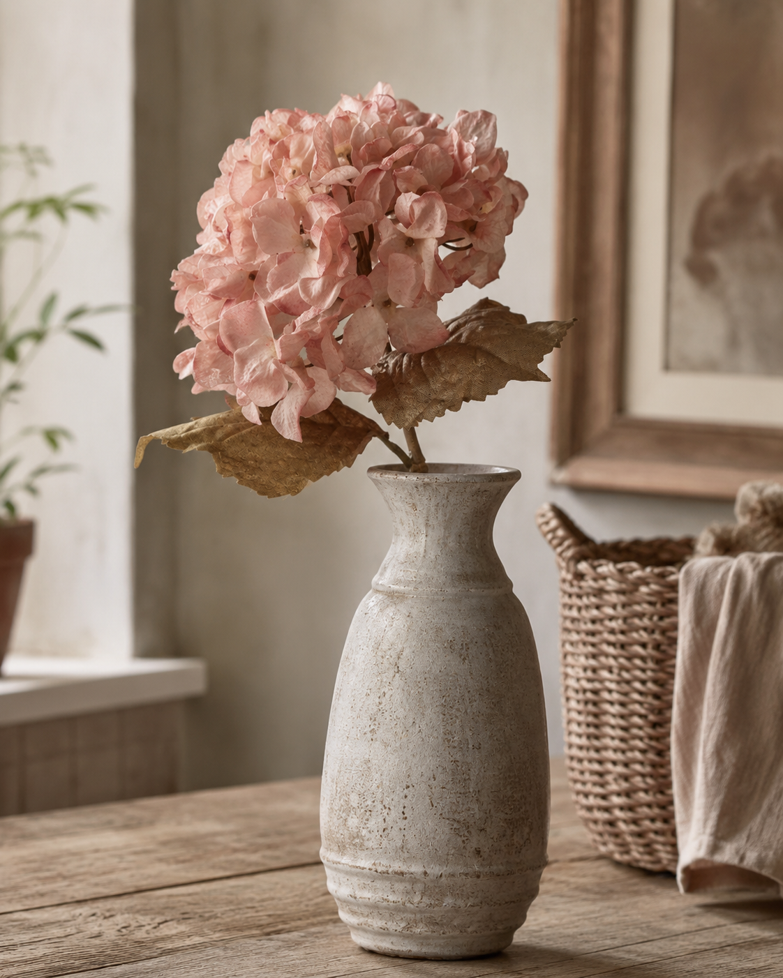 Hydrangea Dried pink 61 cm