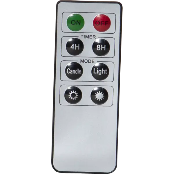 LED Blockljus 3-pack May Vit 7,5x15 cm