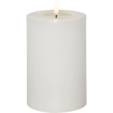 LED Blockljus Flamme Flow Big Vit 10x17,5 cm