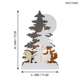 Inomhusdekoration Forest Friends Multi dansande djur