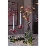 LED Antikljus 2-pack Flamme Candy Blå 26 cm