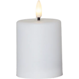 LED Ljus Flamme Paula Vit 6x10 cm