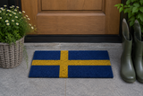 Dörrmatta 'Sveriges Flagga' 23x53cm