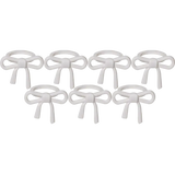 Ljusmanschett 7-pack Accessorize Vit rosett