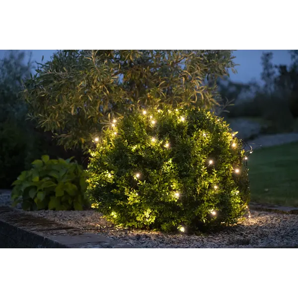 Ljusnät LED 'Crispy Ice White' 2m