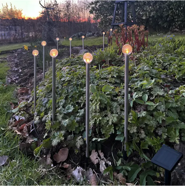 Dekorationsbelysning Solcell 'Bubbly 10-pin'