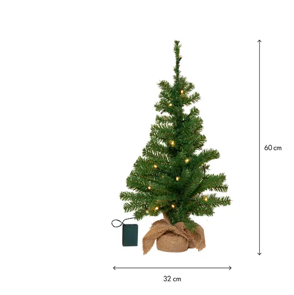 Dekorationsträd Toppy Grön 60 cm 20 L ww BO