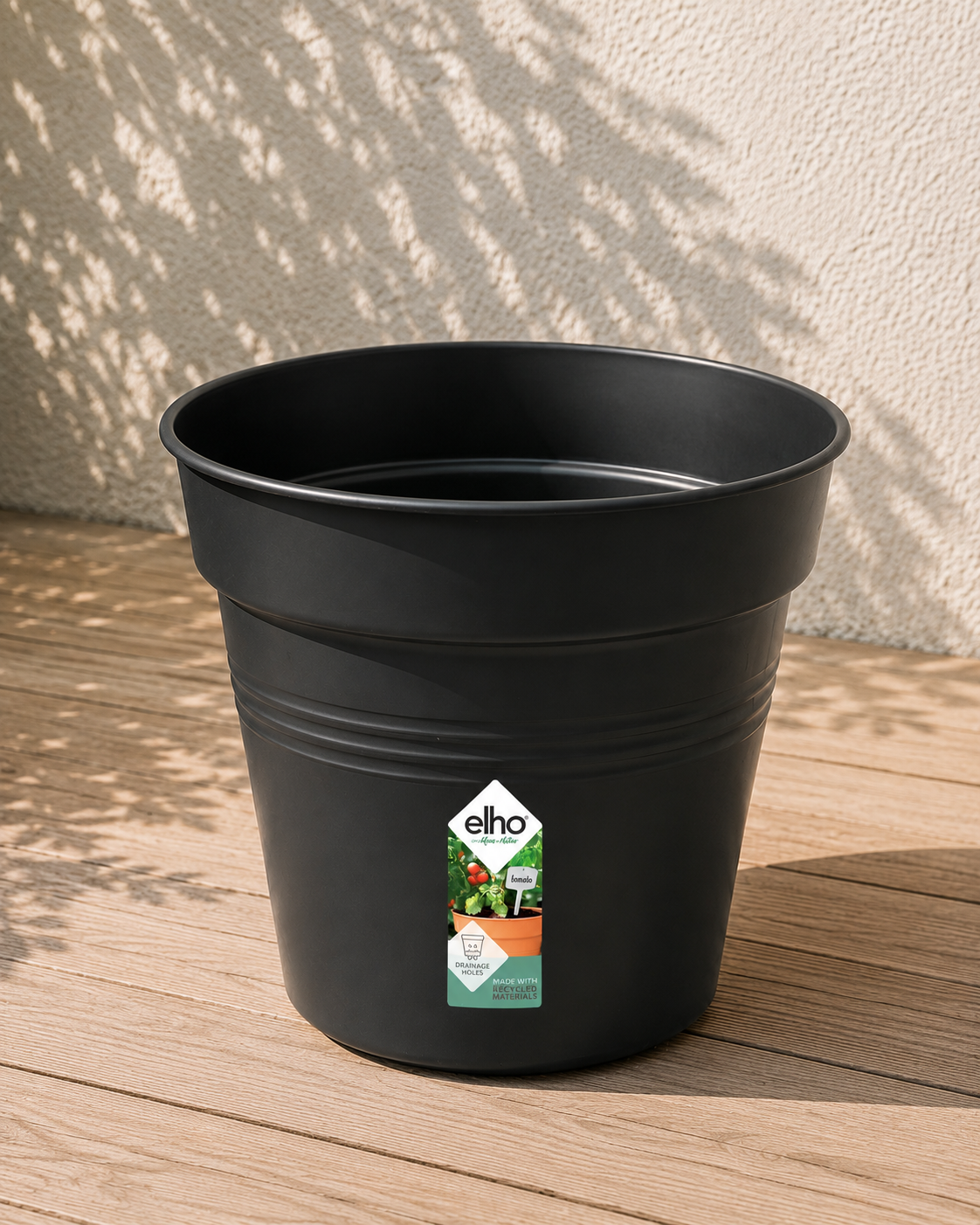 Green Basics Growpot 21cm - Living Black