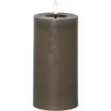 LED Blockljus Flamme Flow Mullvad 7,5x17,5 cm