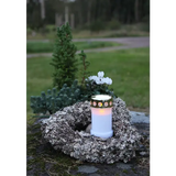 LED Gravljus Serene vitt H13,5cm