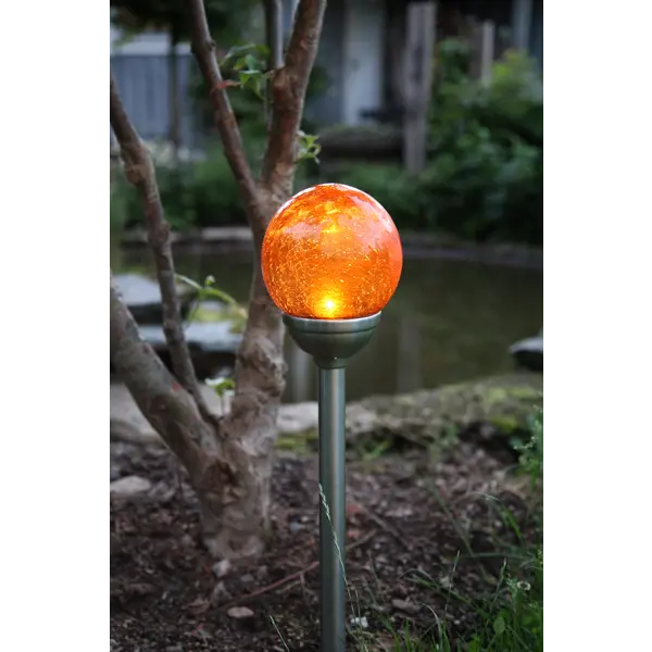 Gångbelysning Solcell 'Roma' Amber
