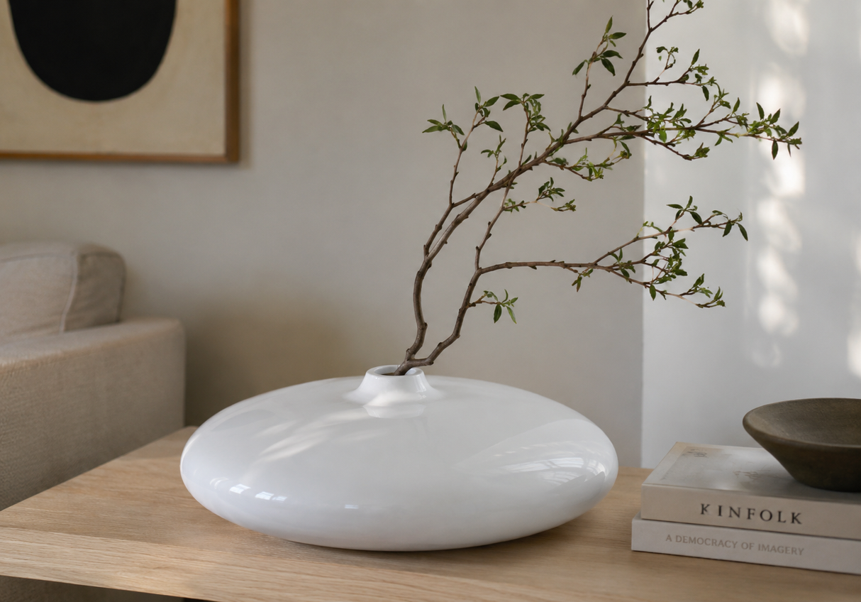 Fibervas White 39x39x17cm