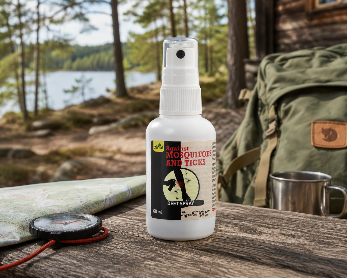TRINOL 'DEET' Mygg- & Fästingspray 60ml