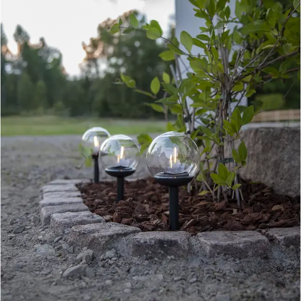 Gångbelysning Solcell 'Globe' 3-pack