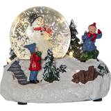 Inomhusdekoration Winterville Multi snöglob snögubbe