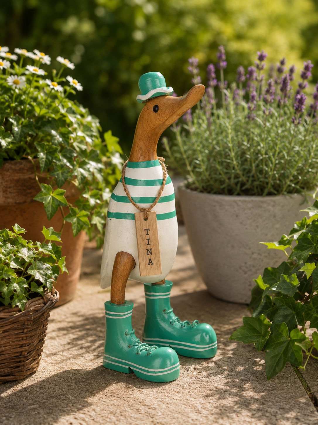 Anka 'Tina' i bambu 25cm