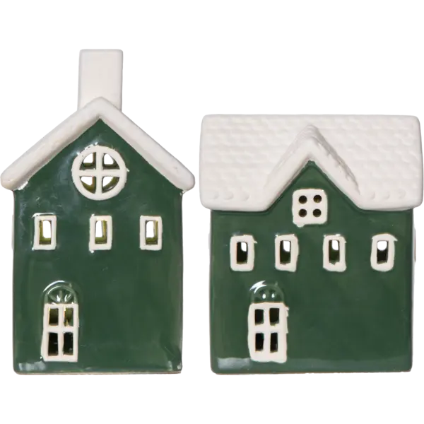 Bordsdekoration Husby Grön 2-pack
